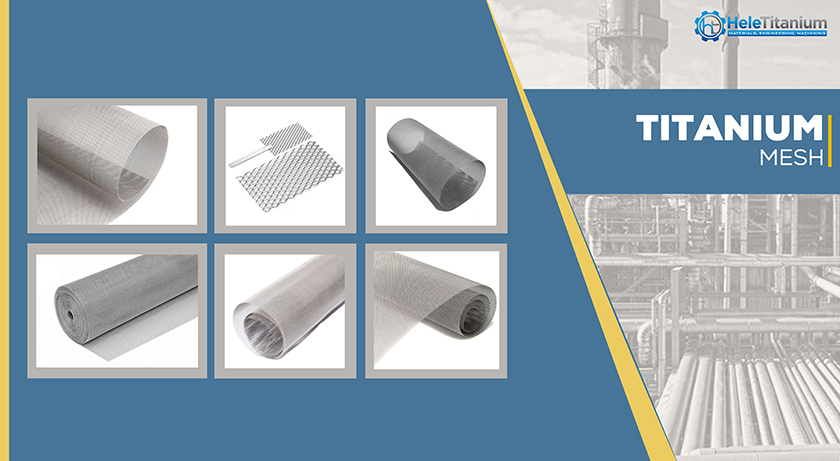 Titanium Wire Mesh for Aerospace, Medical, Petroleum, Chemical Industry