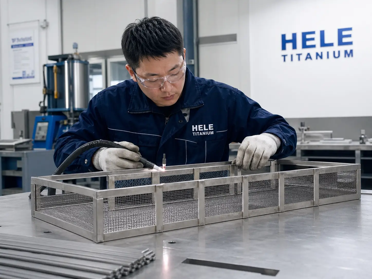 Dedicated Titanium Basket Fabrication Zone
