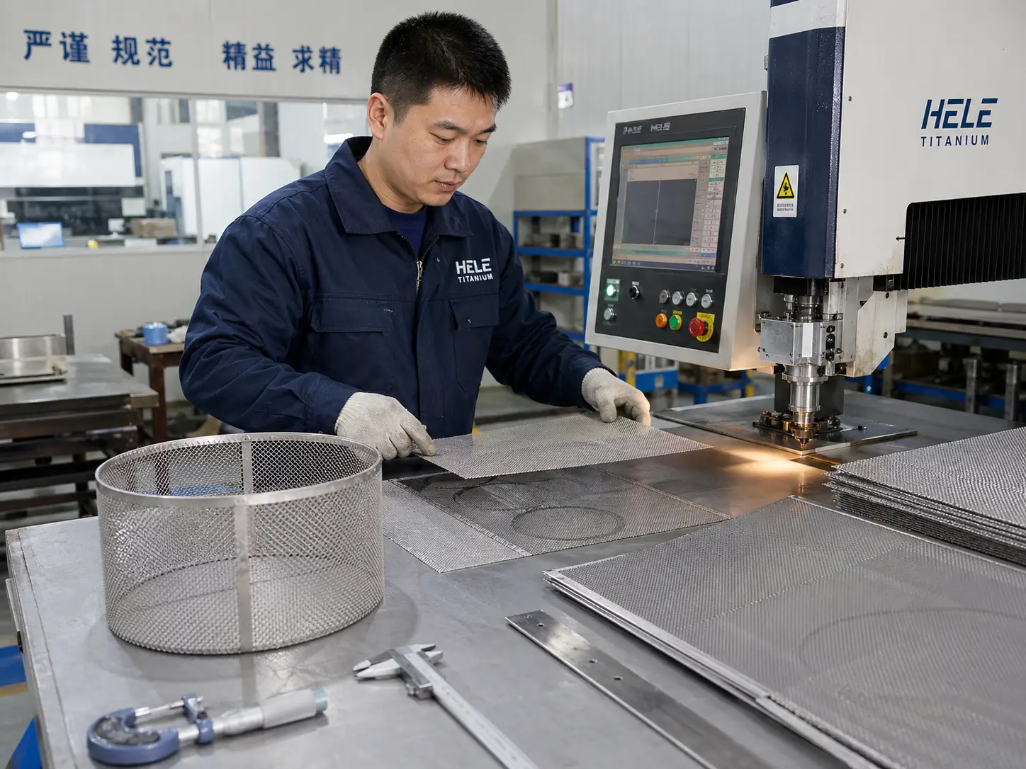 Titanium Sheet & Mesh Preparation