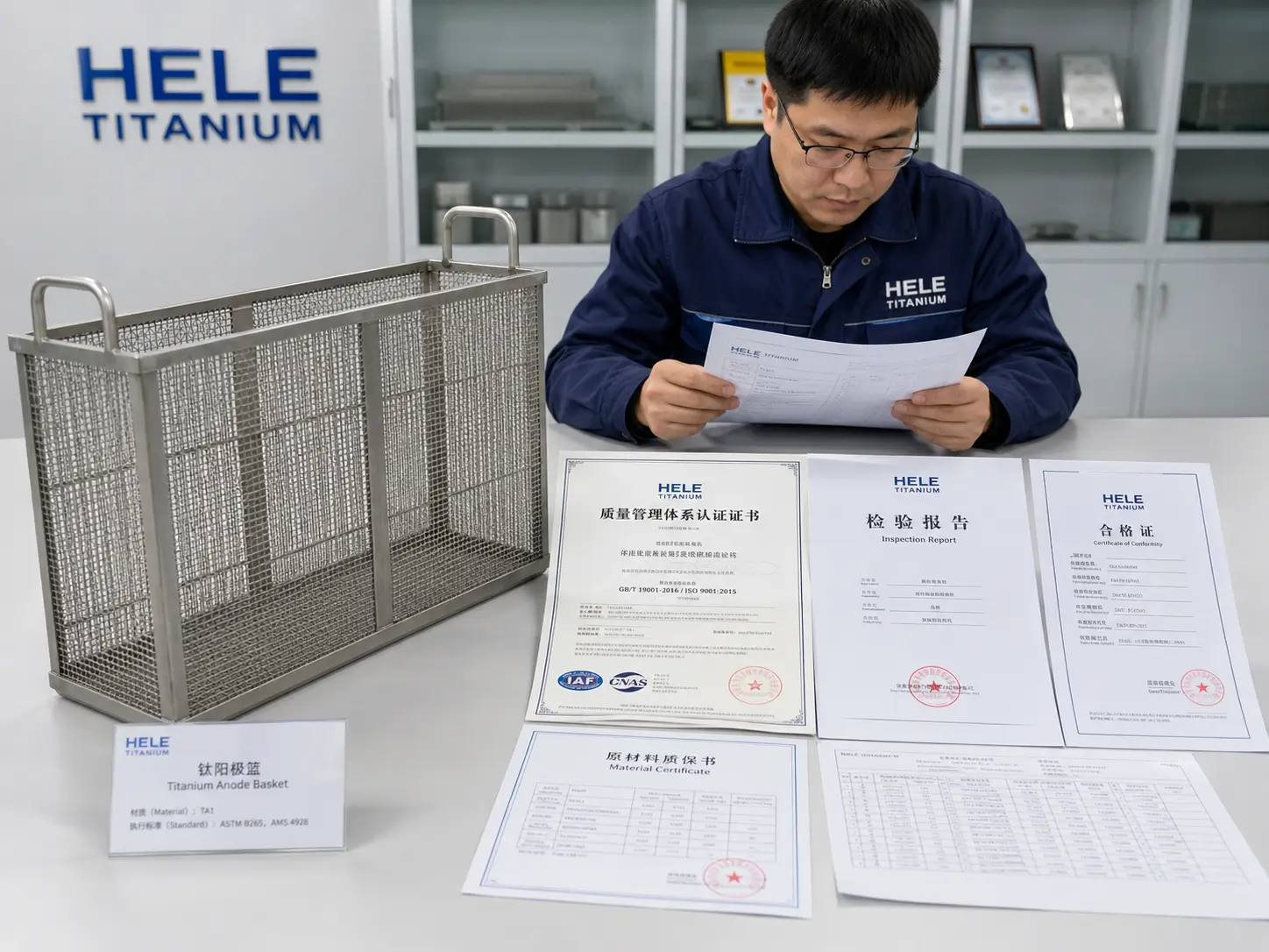EN 10204 3.1 Material Test Certificate (MTC)