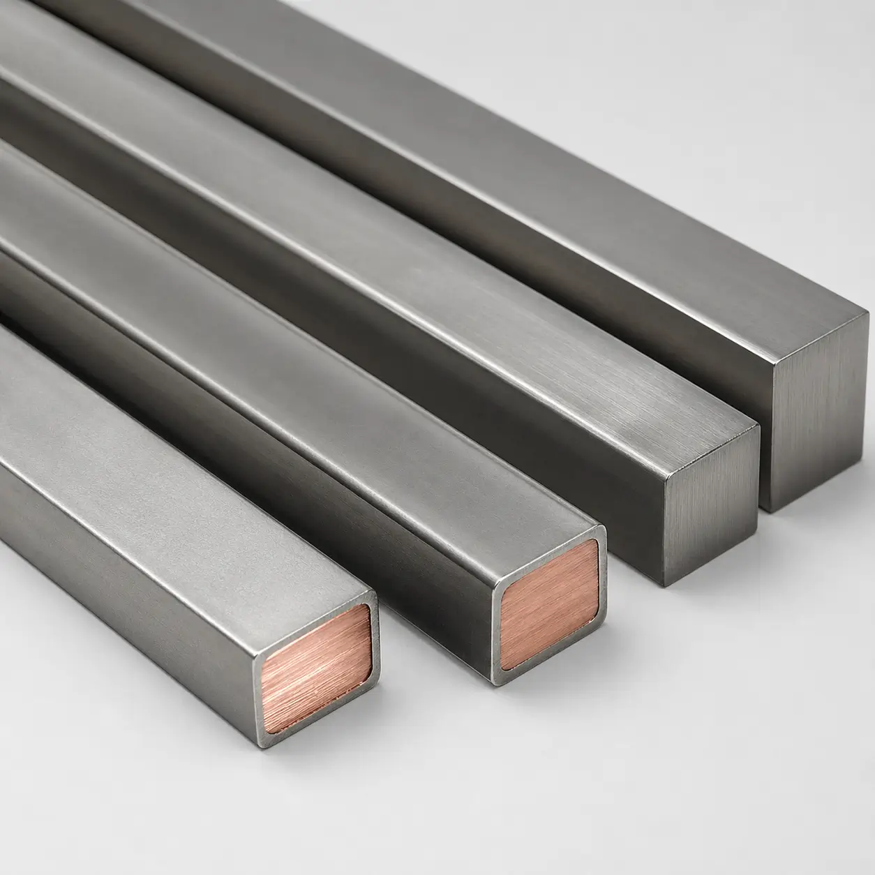 Titanium-Clad Copper Bars