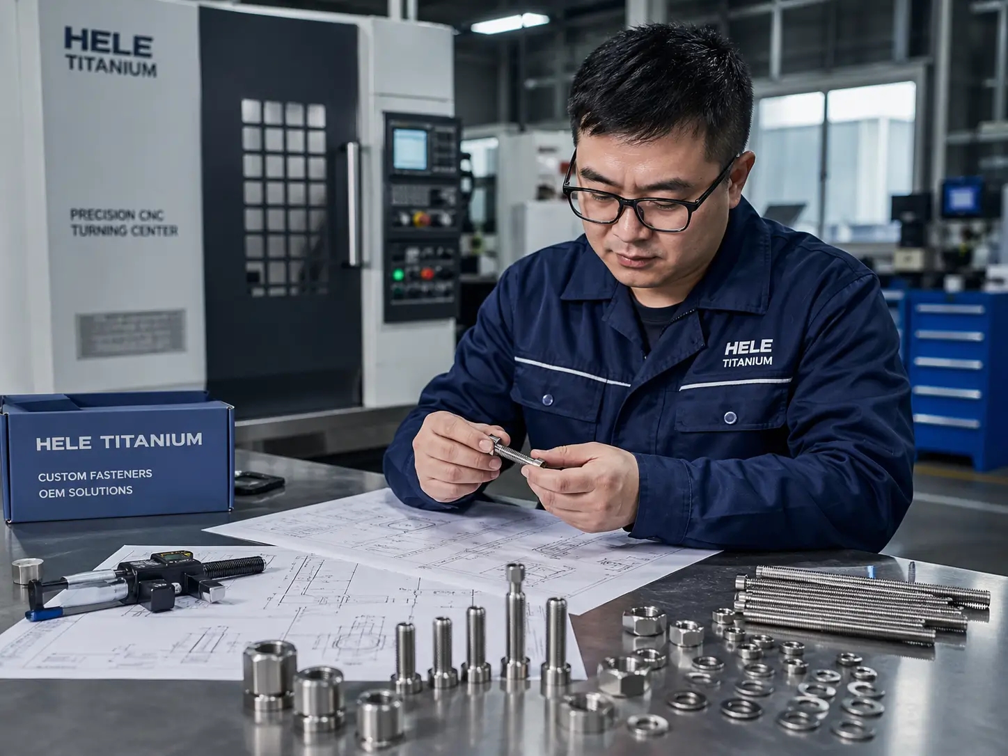 Custom Titanium Fastener Machining