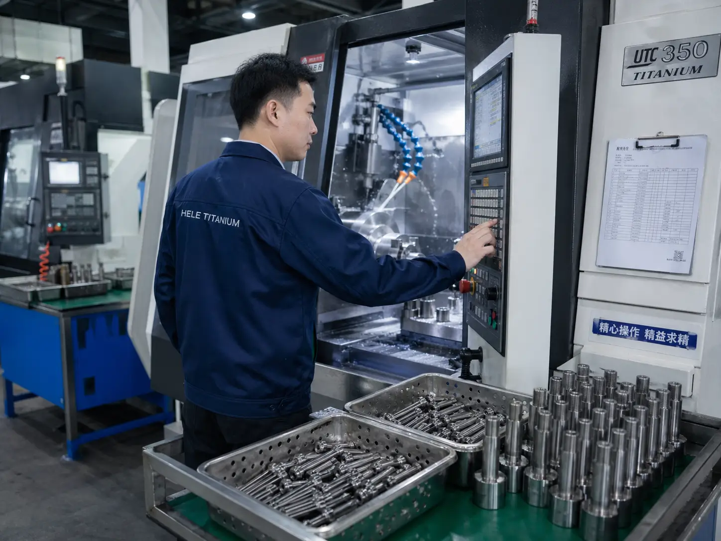 CNC Fastener Machining Area