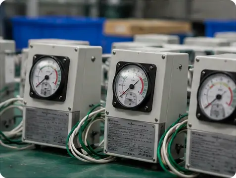 mV meter configured