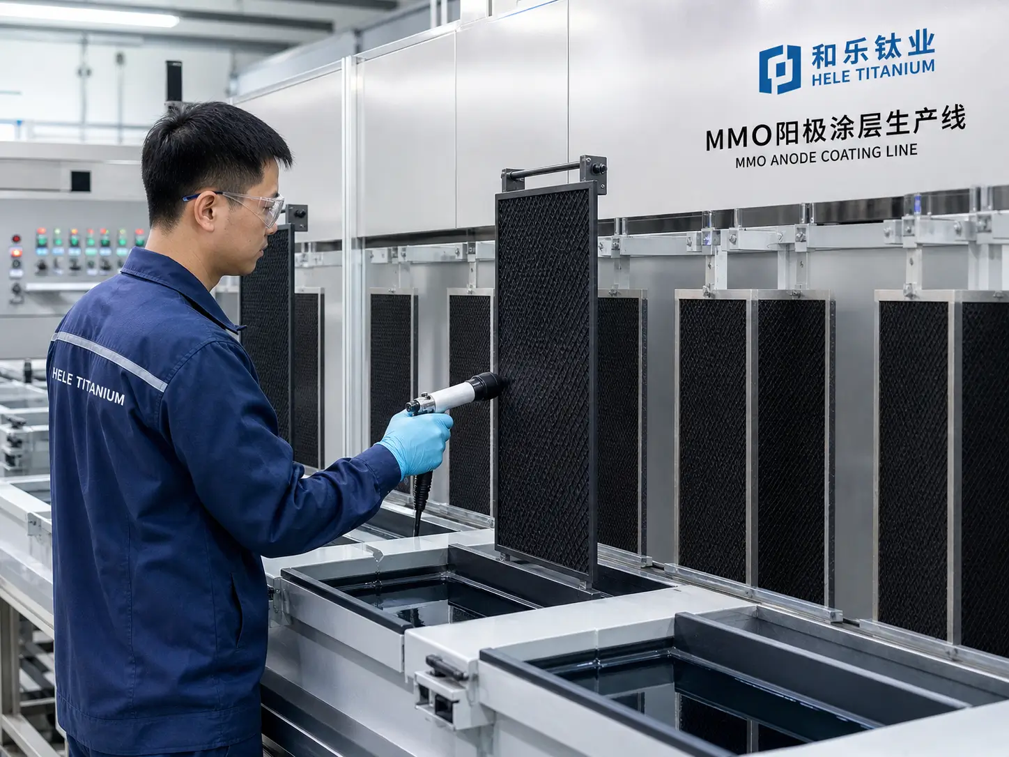MMO Coating Application