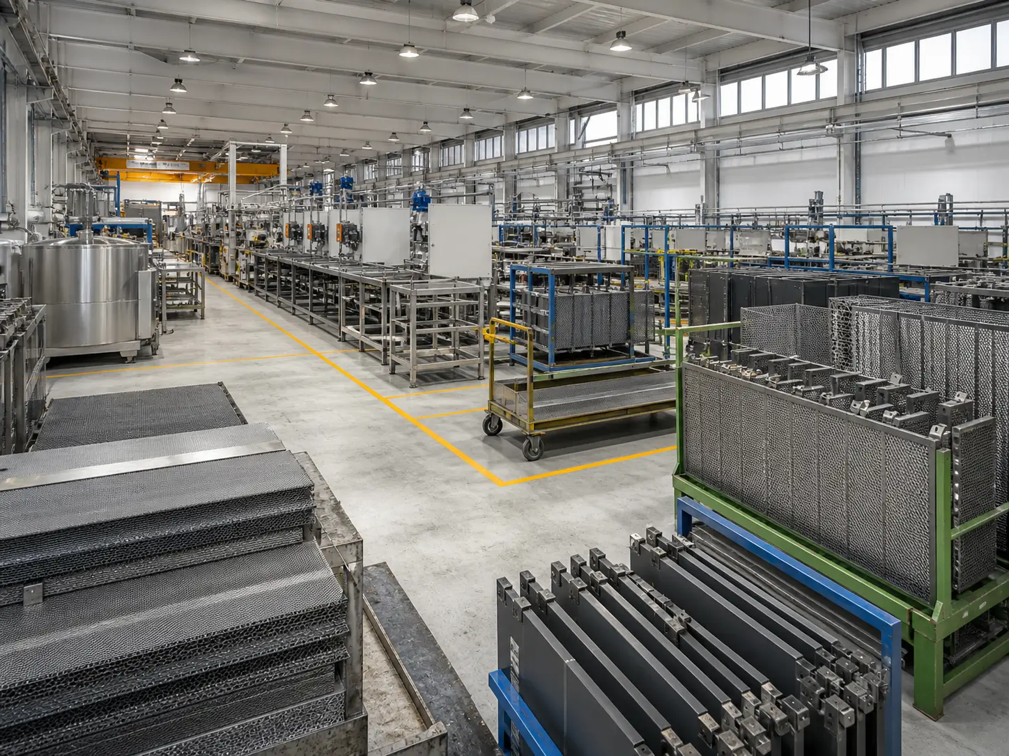 Titanium Substrate Preparation Area