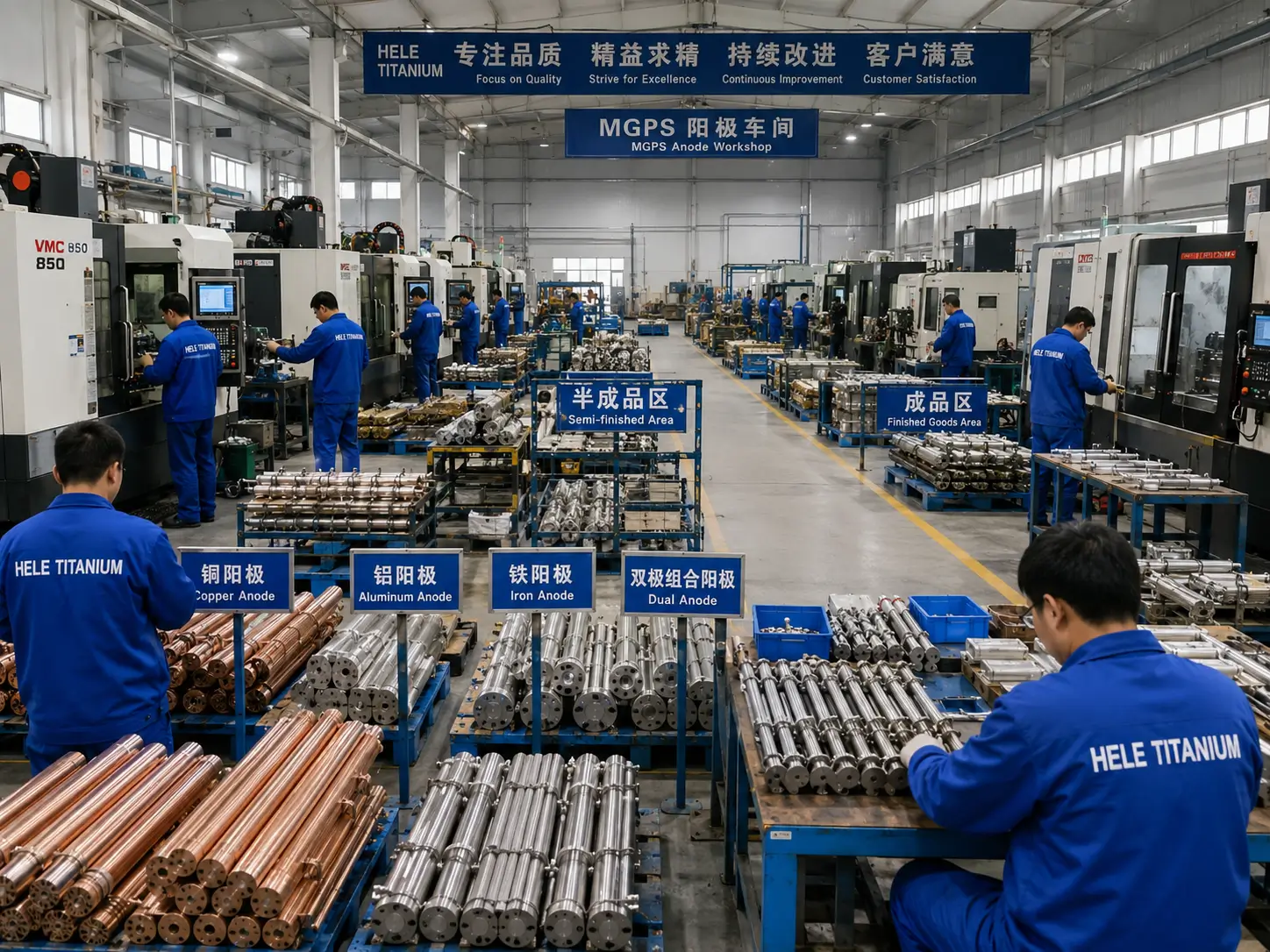 Titanium Fabrication Area