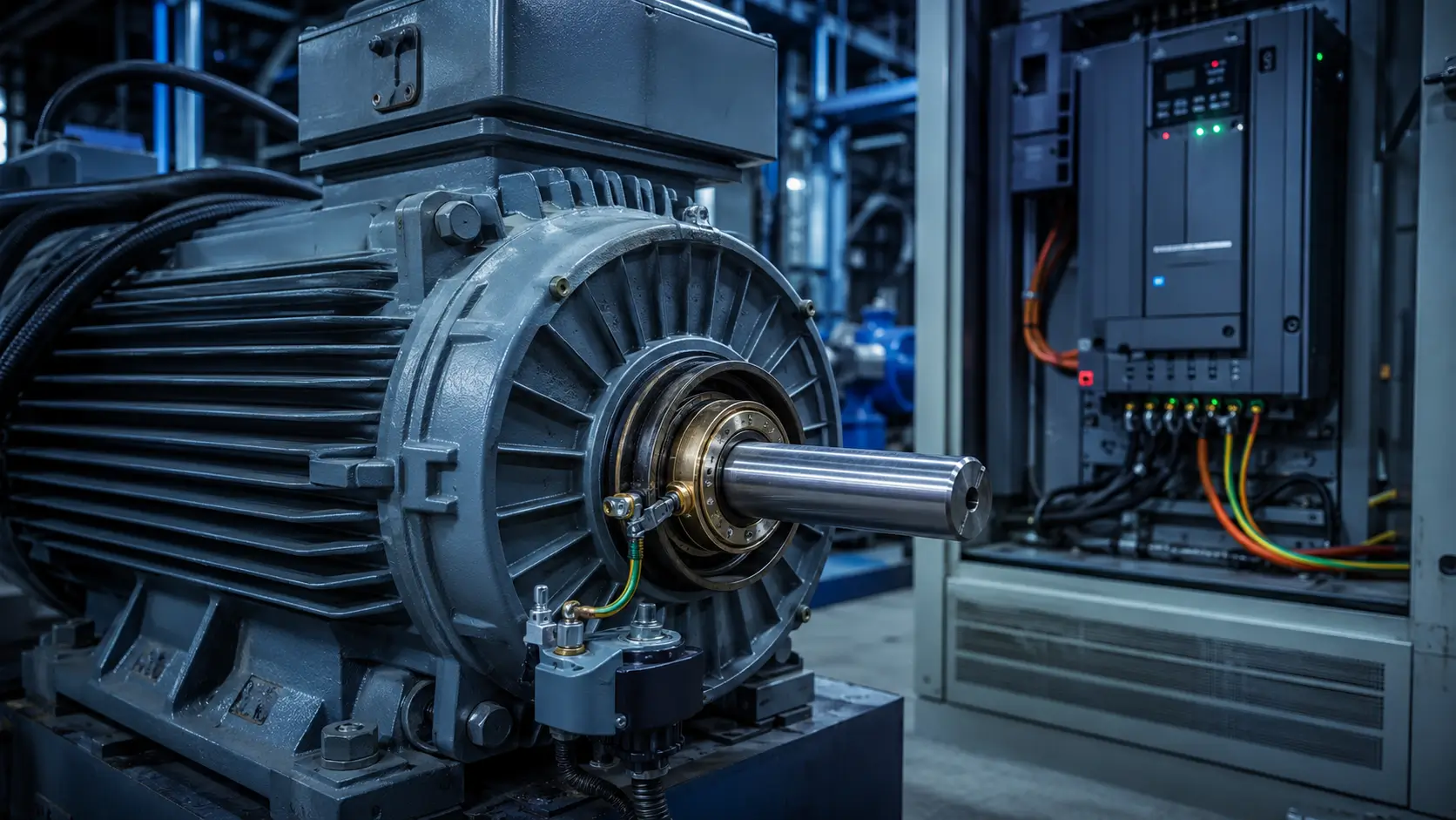 Industrial Motors & VFD Drives
