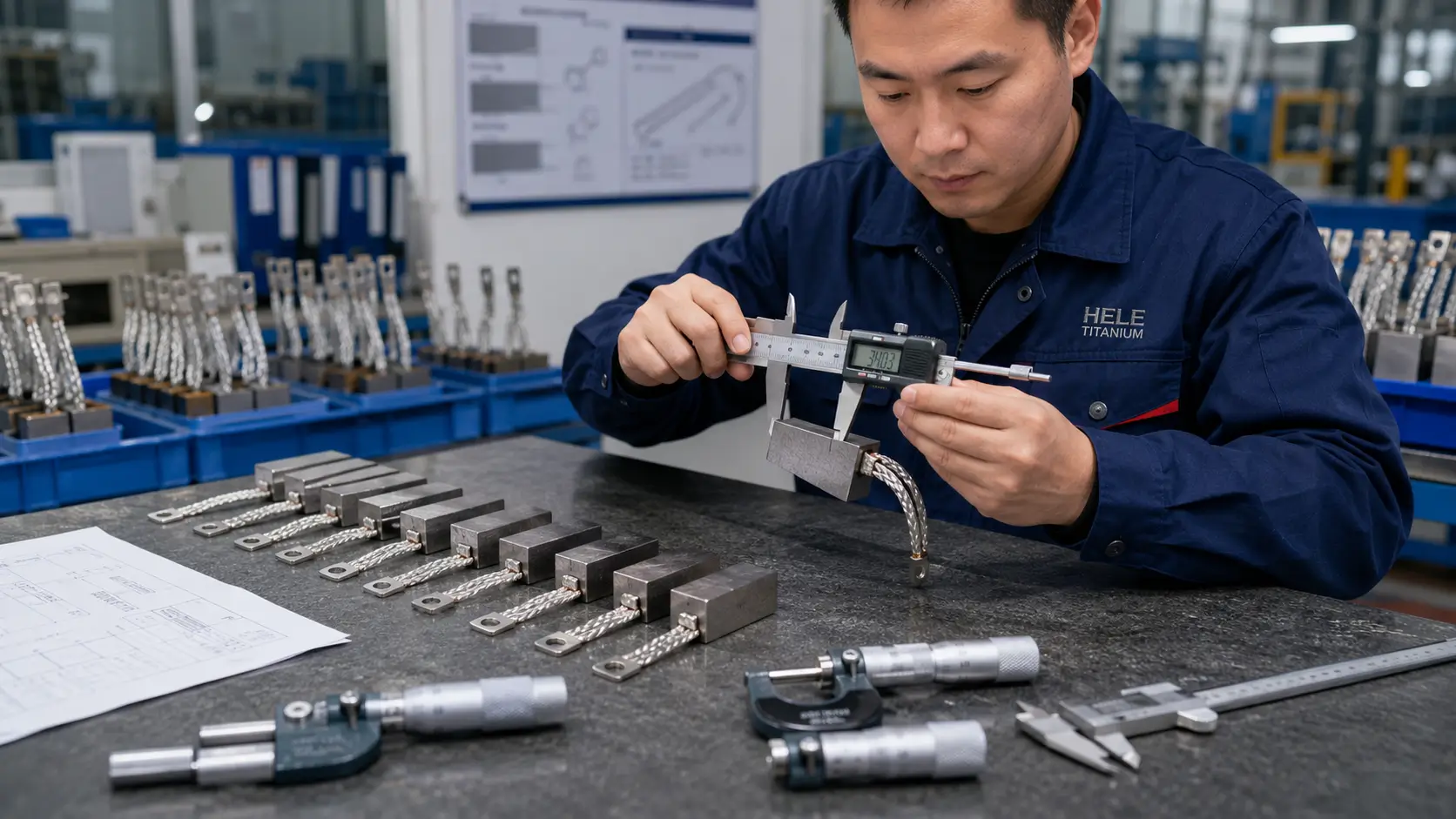 Brush dimensional inspection