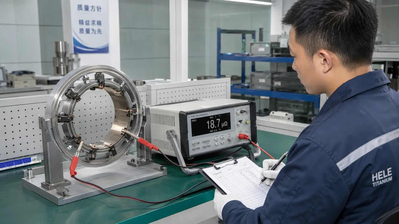 Contact resistance testing
