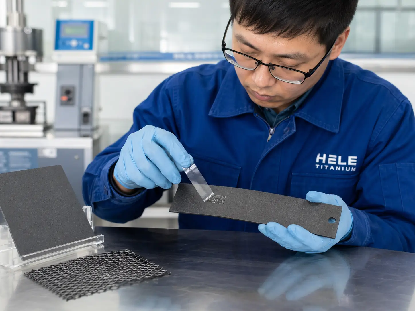 Tape test / bend test / adhesion inspection