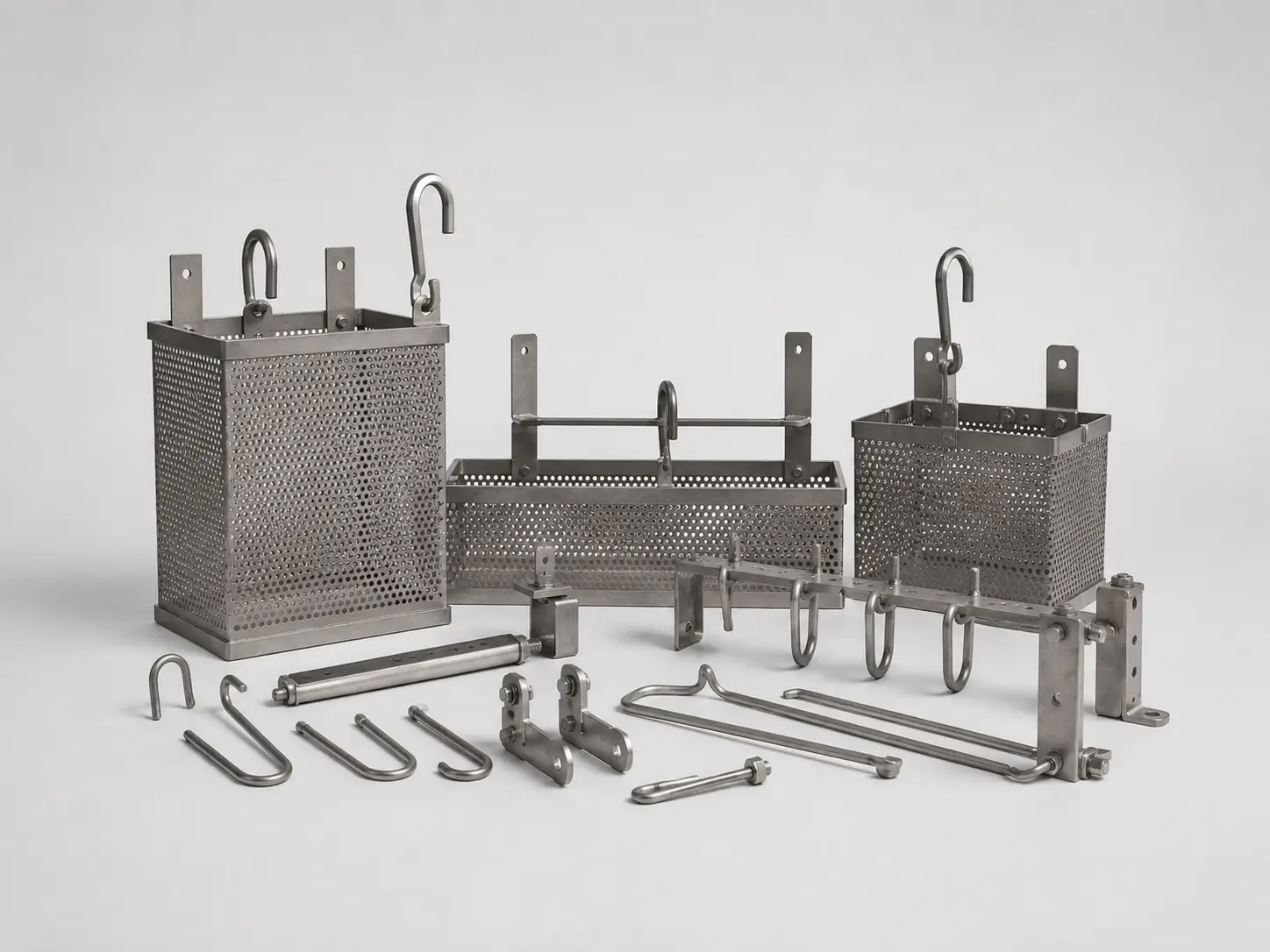 Titanium Baskets, Hooks & Fixtures