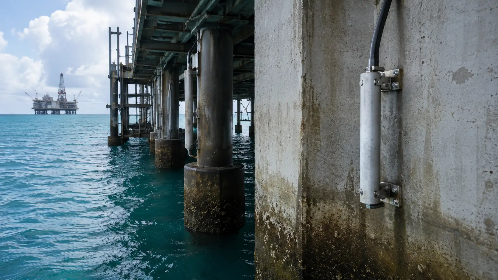 Marine-Mounted ICCP Anodes