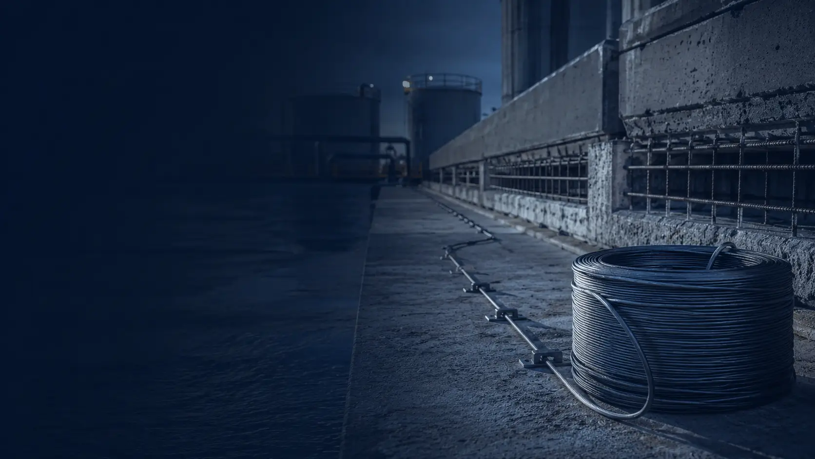 MMO coated titanium wire anodes for cathodic protection