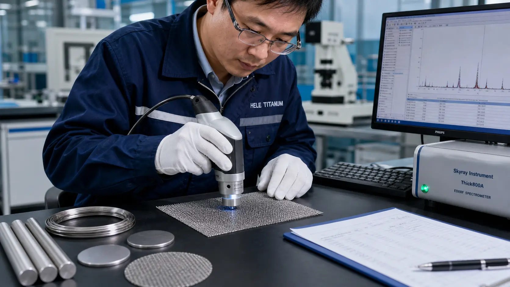 XRF Platinum Thickness Mapping