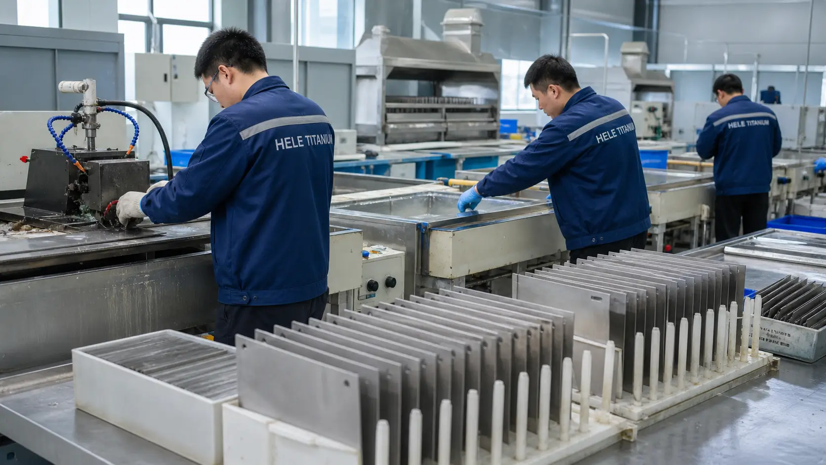 Titanium Electrode Preparation