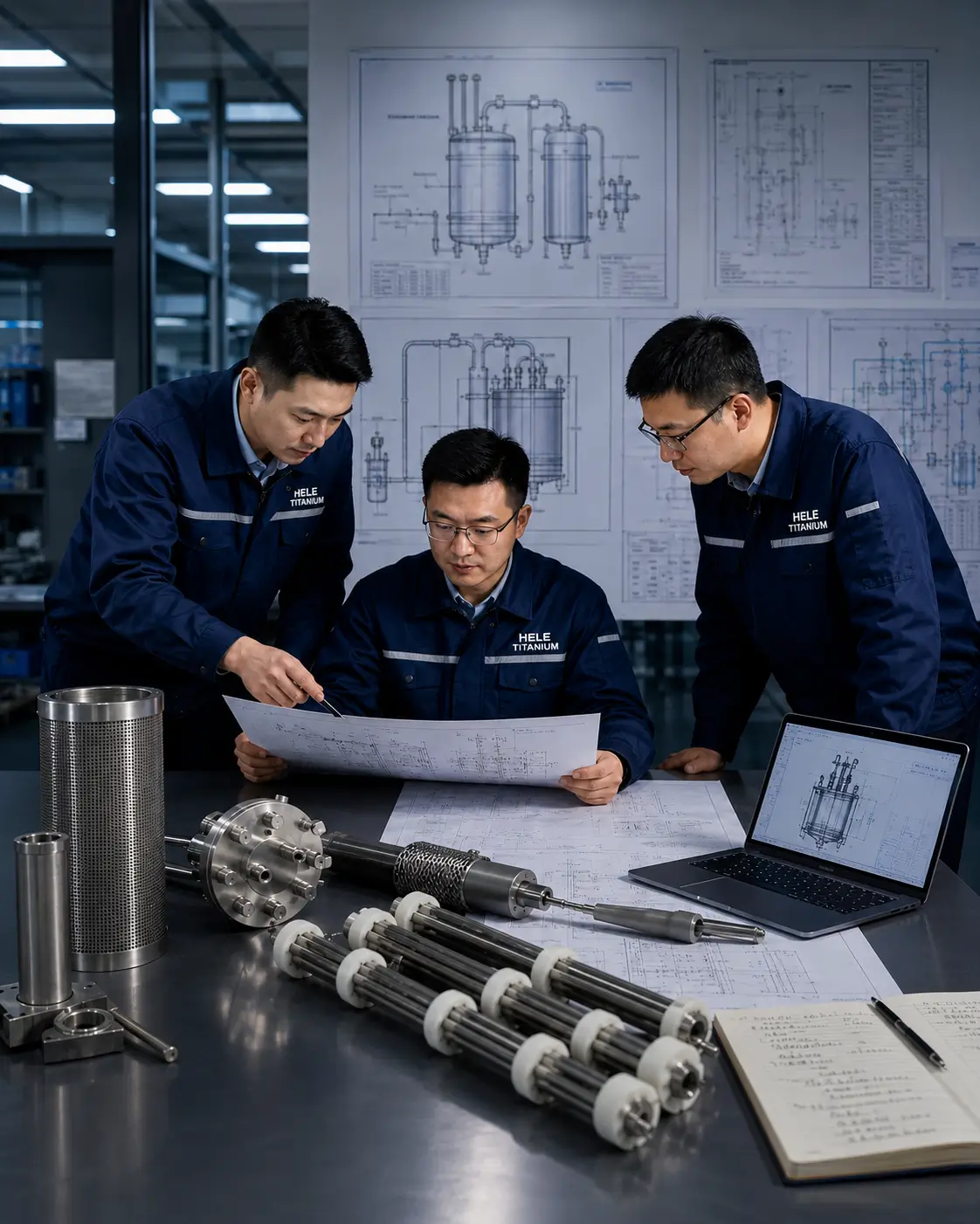 Engineer reviewing custom ESR system