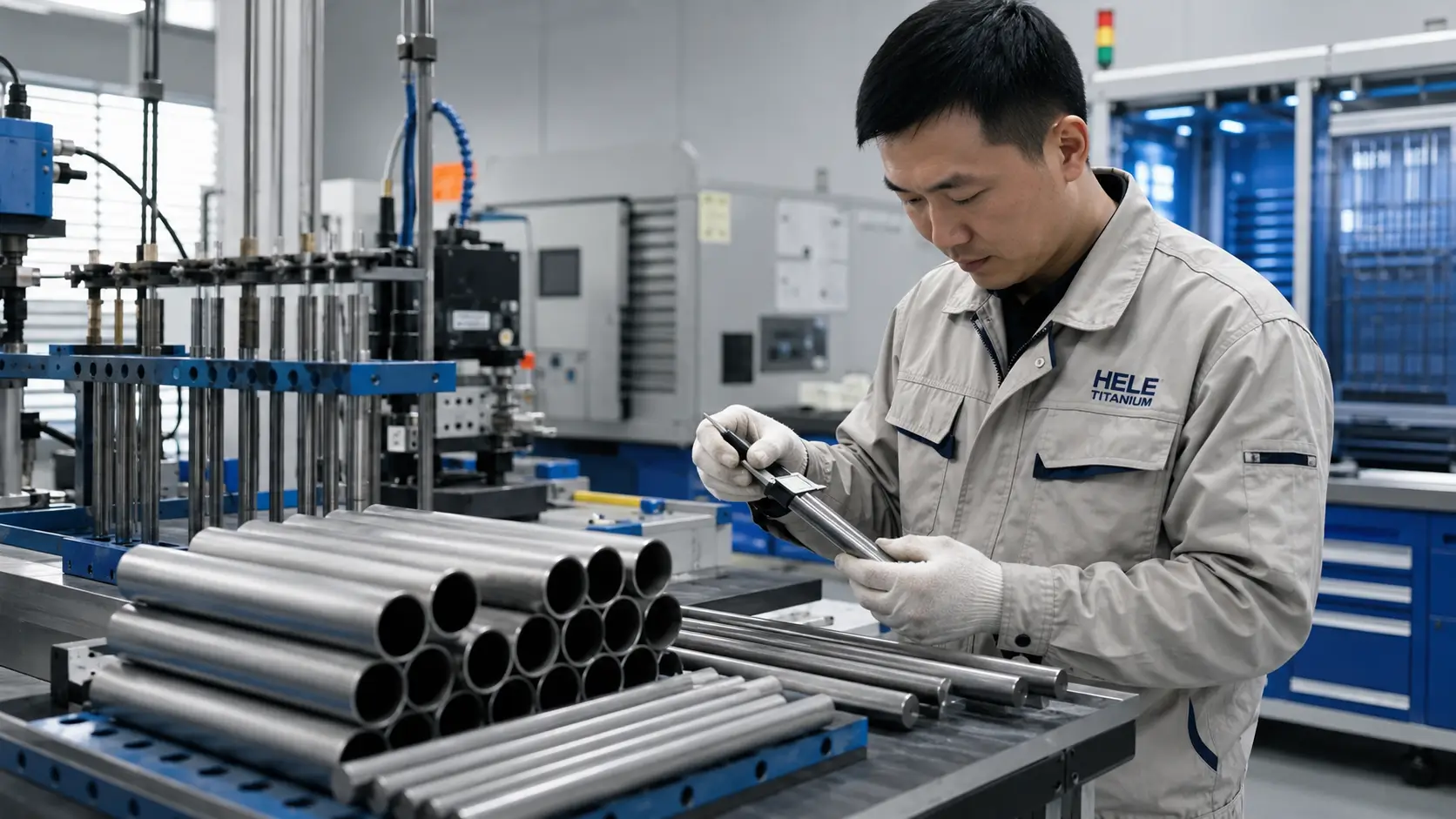Titanium substrate preparation