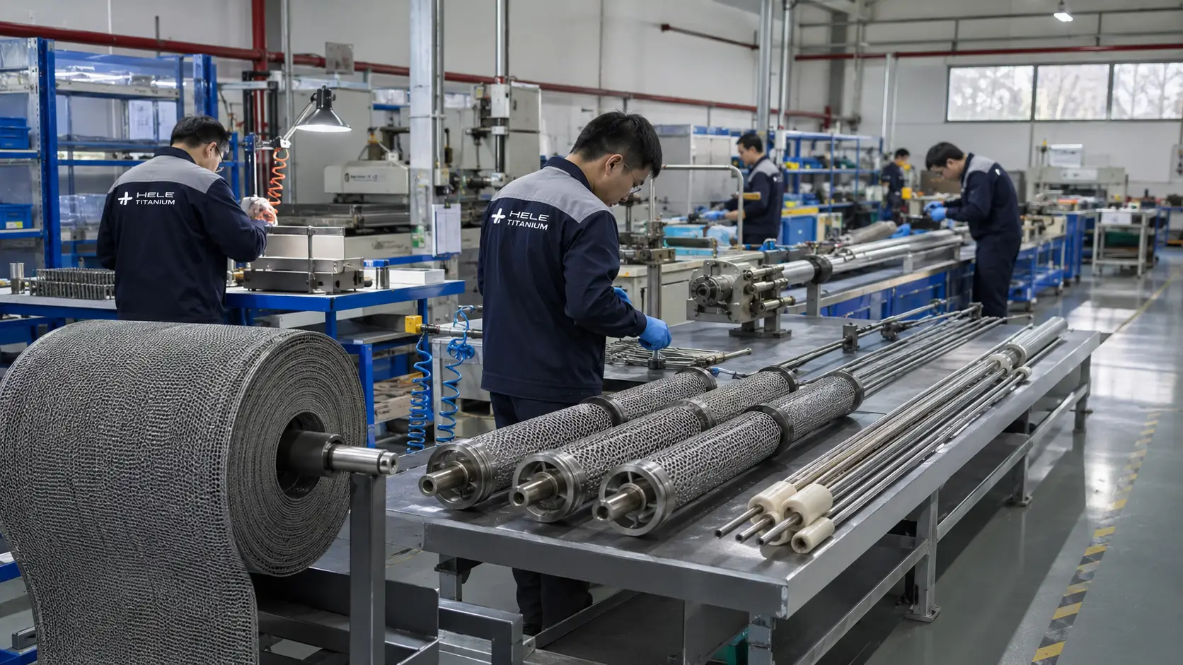 Titanium anode workshop