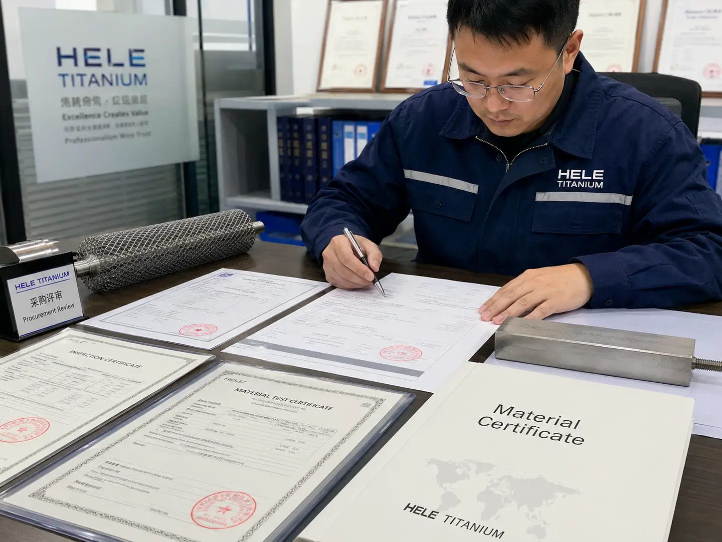 Material test certificates