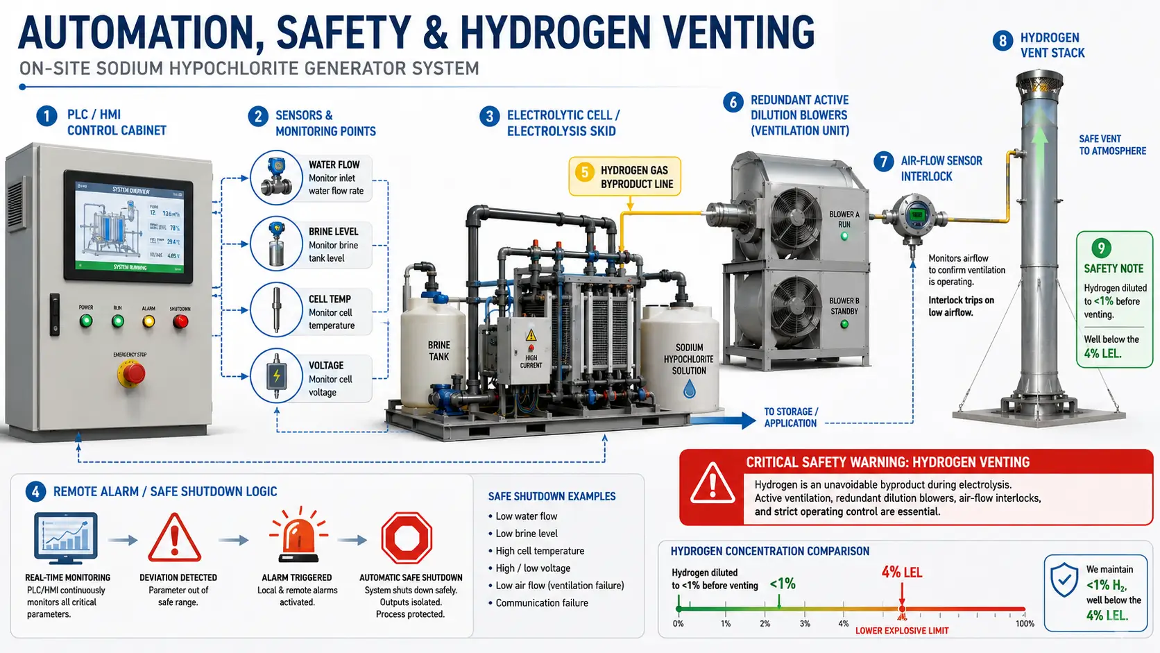 Automation, Safety & Hydrogen Venting