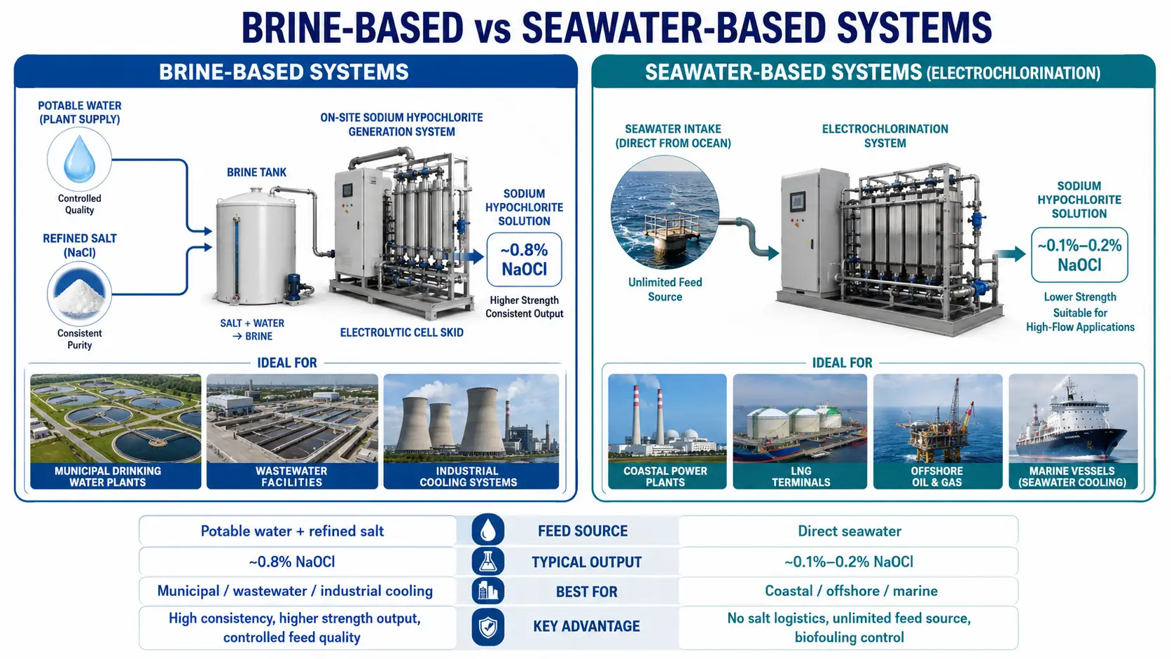 Brine-Based vs Seawater-Based Systems