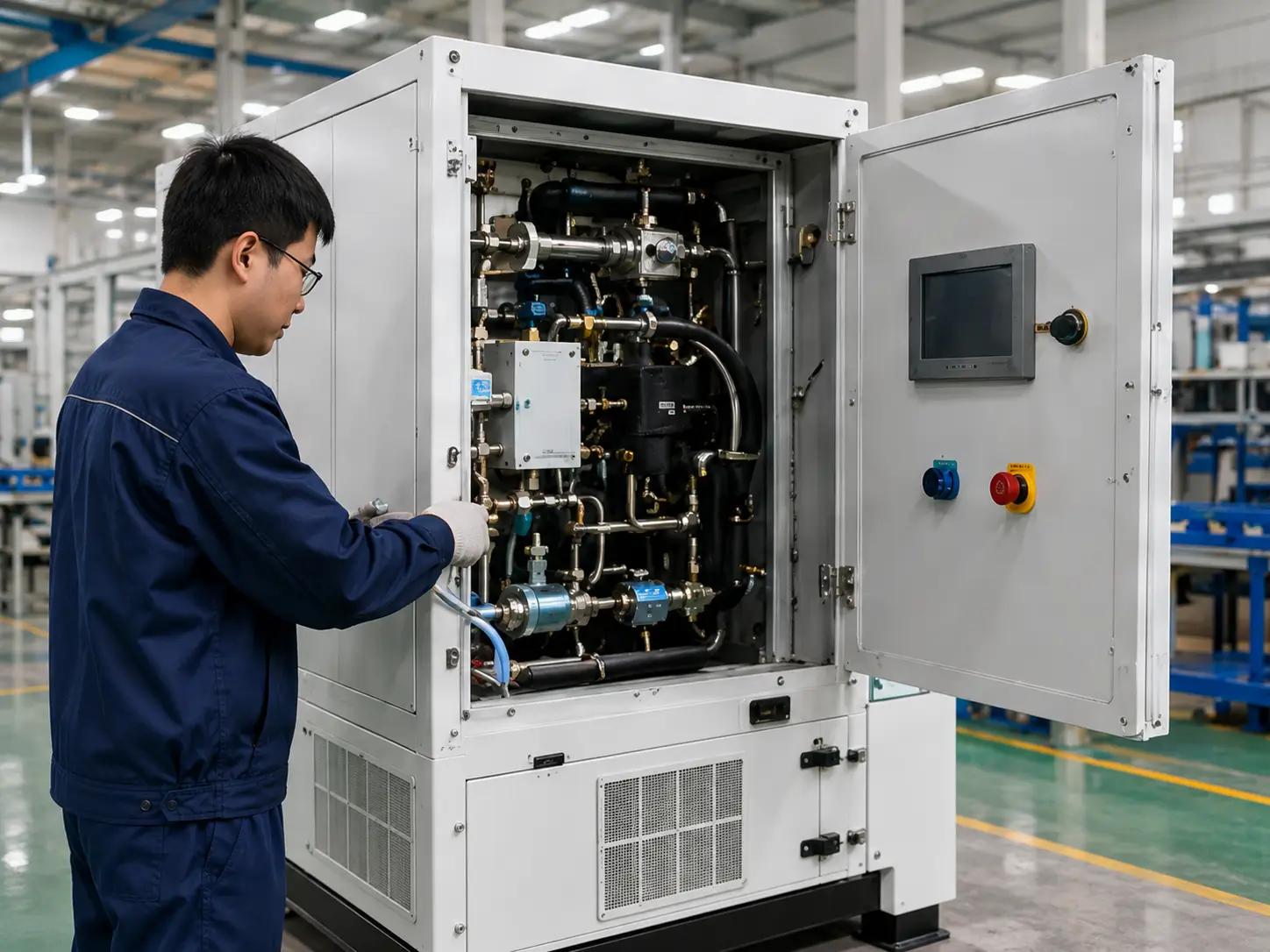 Cabinet Assembly for PEM Electrolyzer