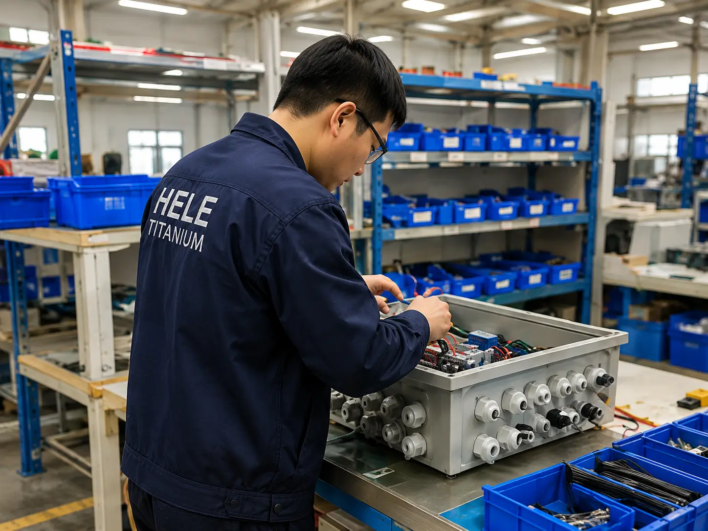 Cable and junction box assembly for MGPS and ICAF systems