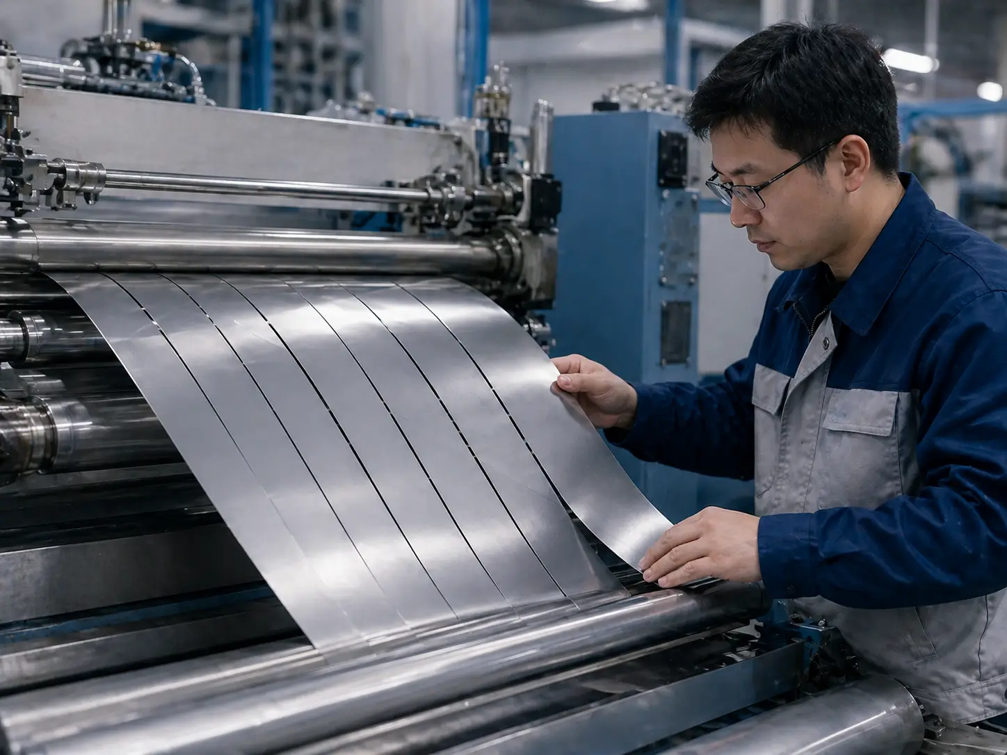 Precision titanium foil rolling process
