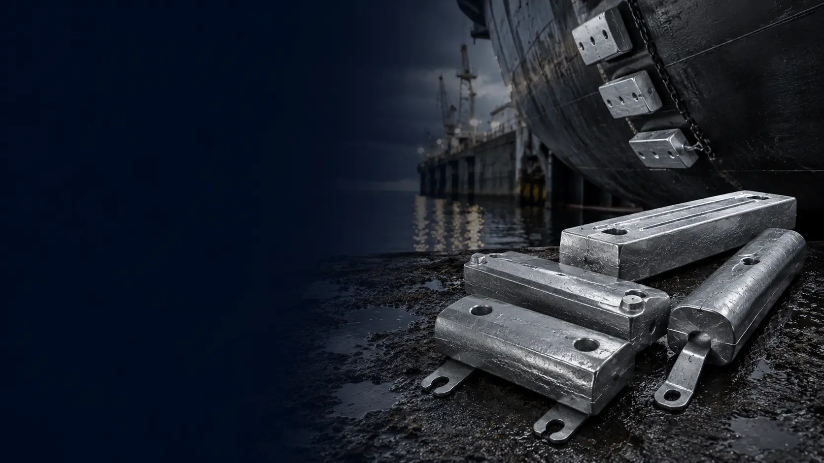 Zinc Sacrificial Anodes for Marine Cathodic Protection