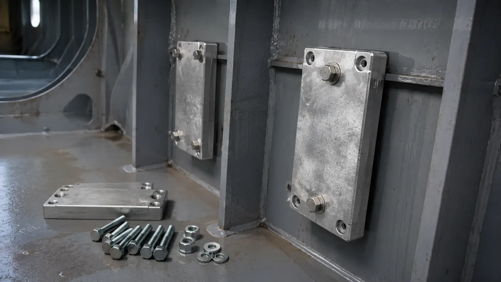 Bolt-On Ballast Tank Anodes