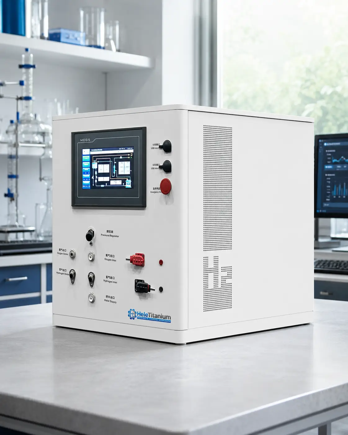 Single-Channel PEM Electrolyzer Testing Platform