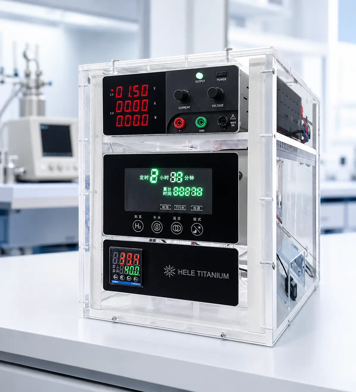 Simple PEM Electrolyzer Test Rack