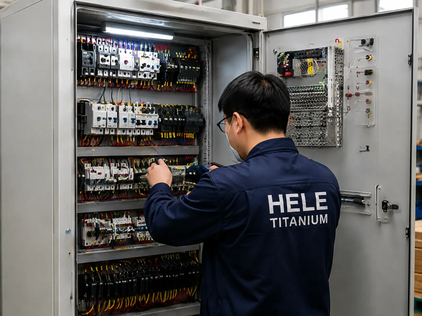 Marine anti-fouling control panel assembly