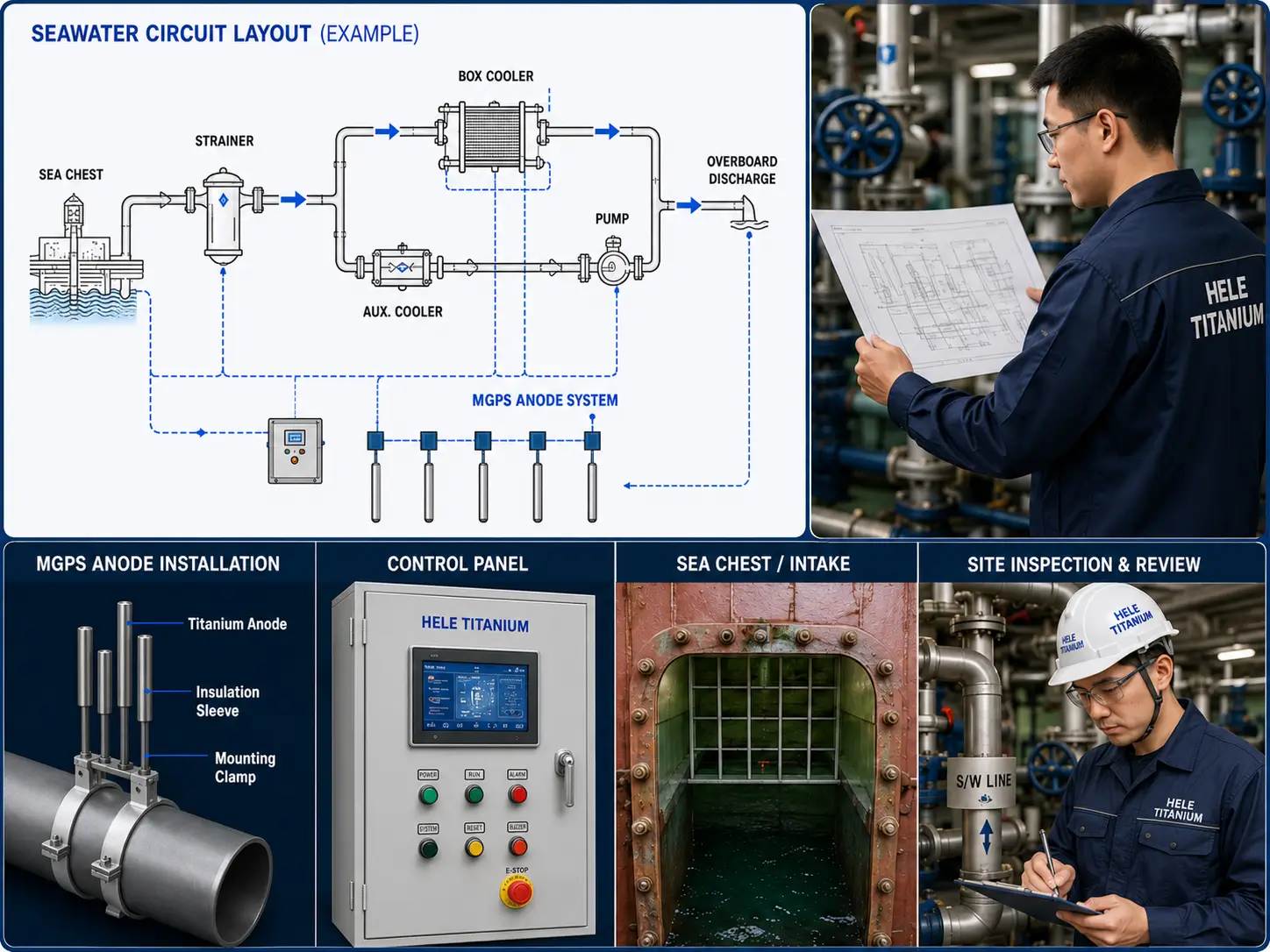 Hele Titanium Marine Anti-Fouling System