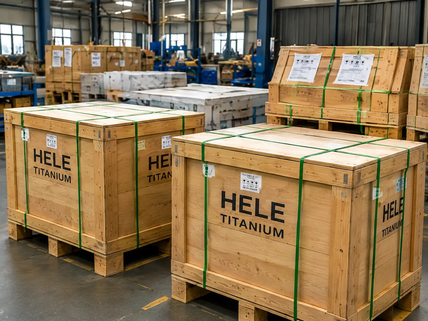 Export packing for marine anti-fouling systems
