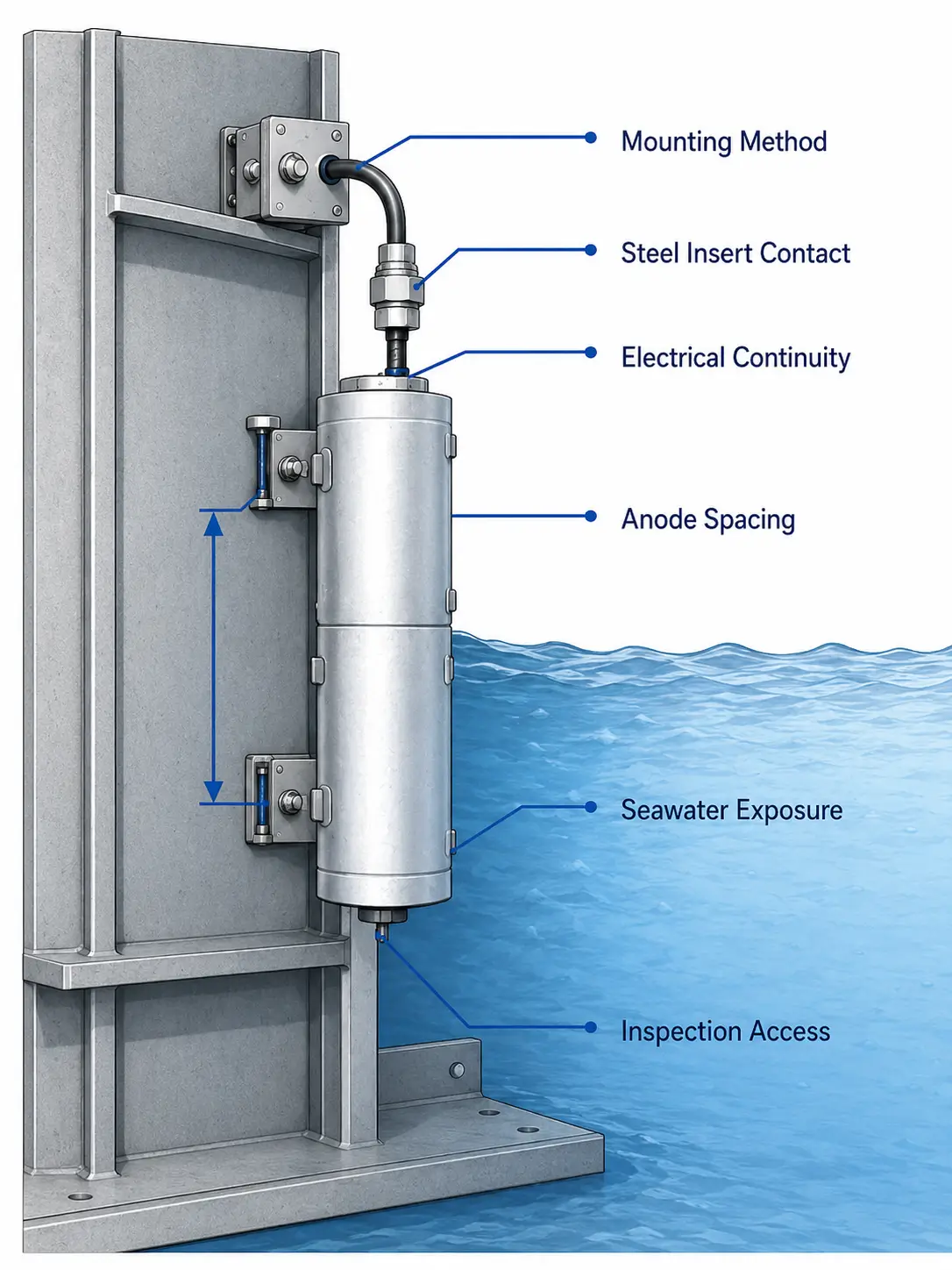 Installation Considerations for Aluminum Sacrificial Anodes