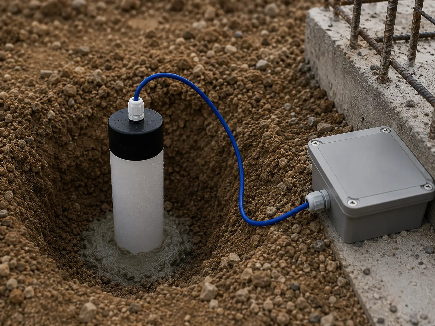 MnO2 Reference Electrode Installation