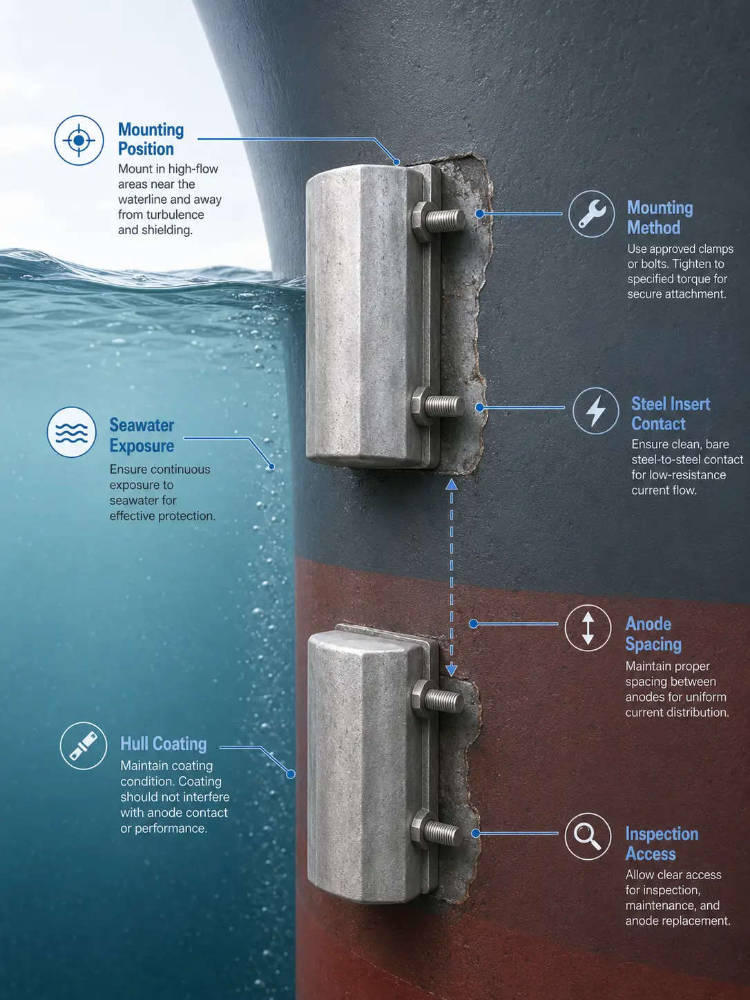 Installation Considerations for Hull Anodes