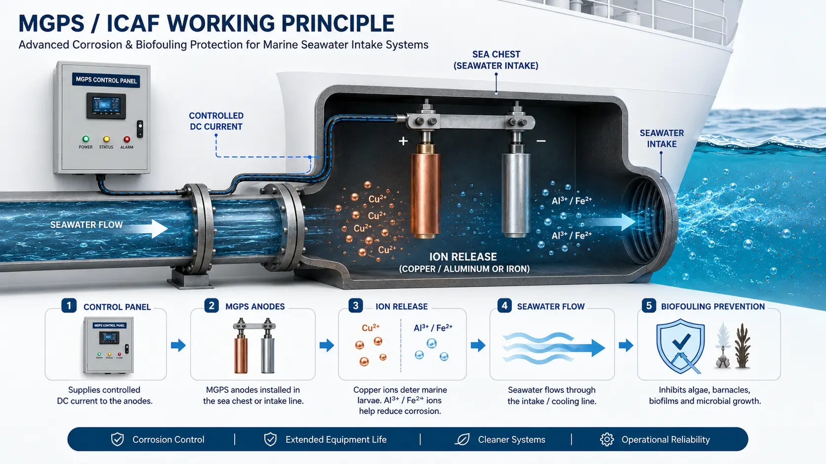 MGPS / ICAF Working Principle