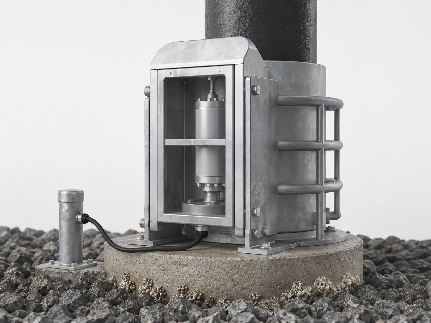 Mechanical protection for marine anode systems