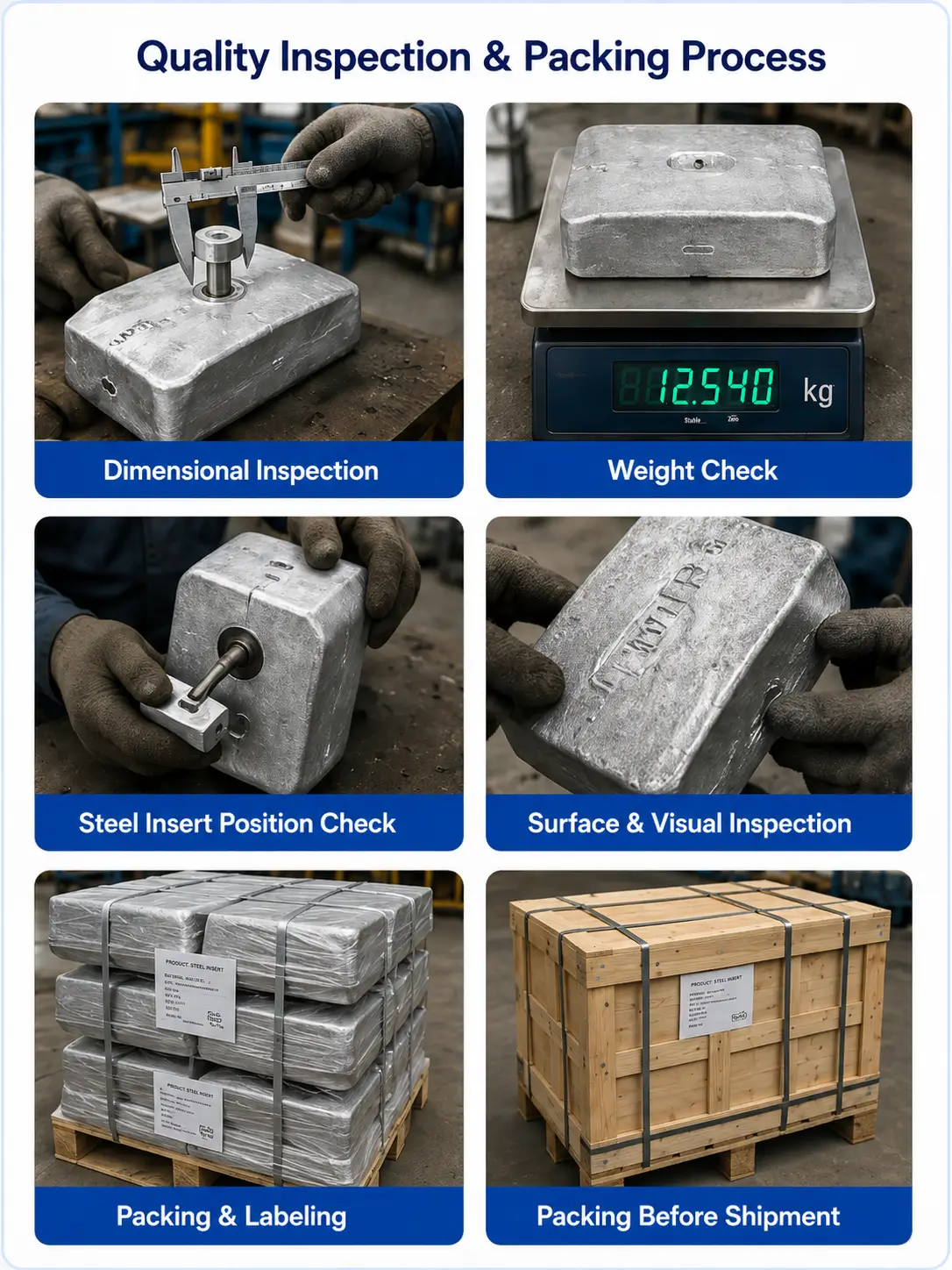 Quality Control for Zinc Sacrificial Anodes