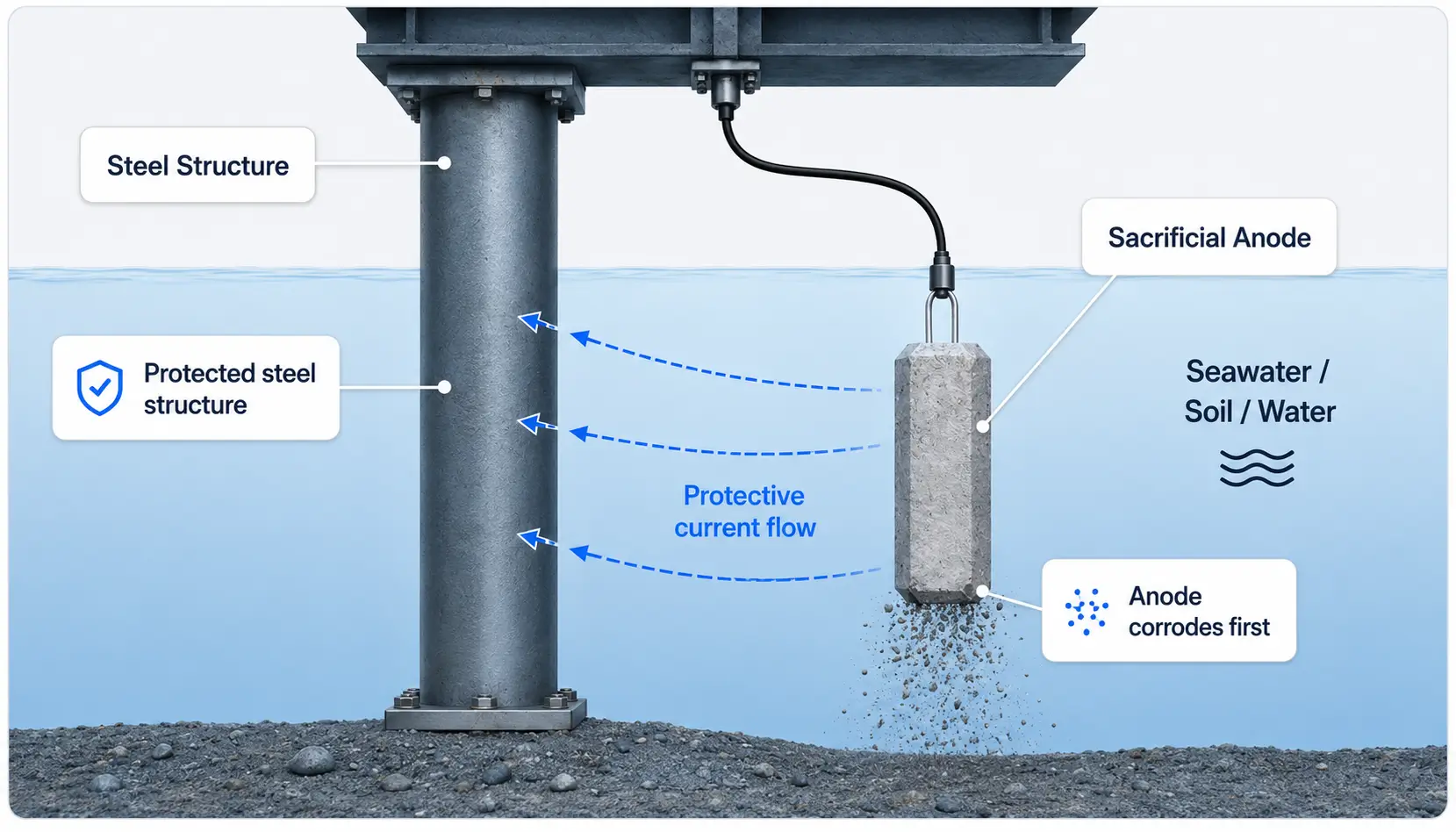 Sacrificial Anodes for Galvanic Cathodic Protection