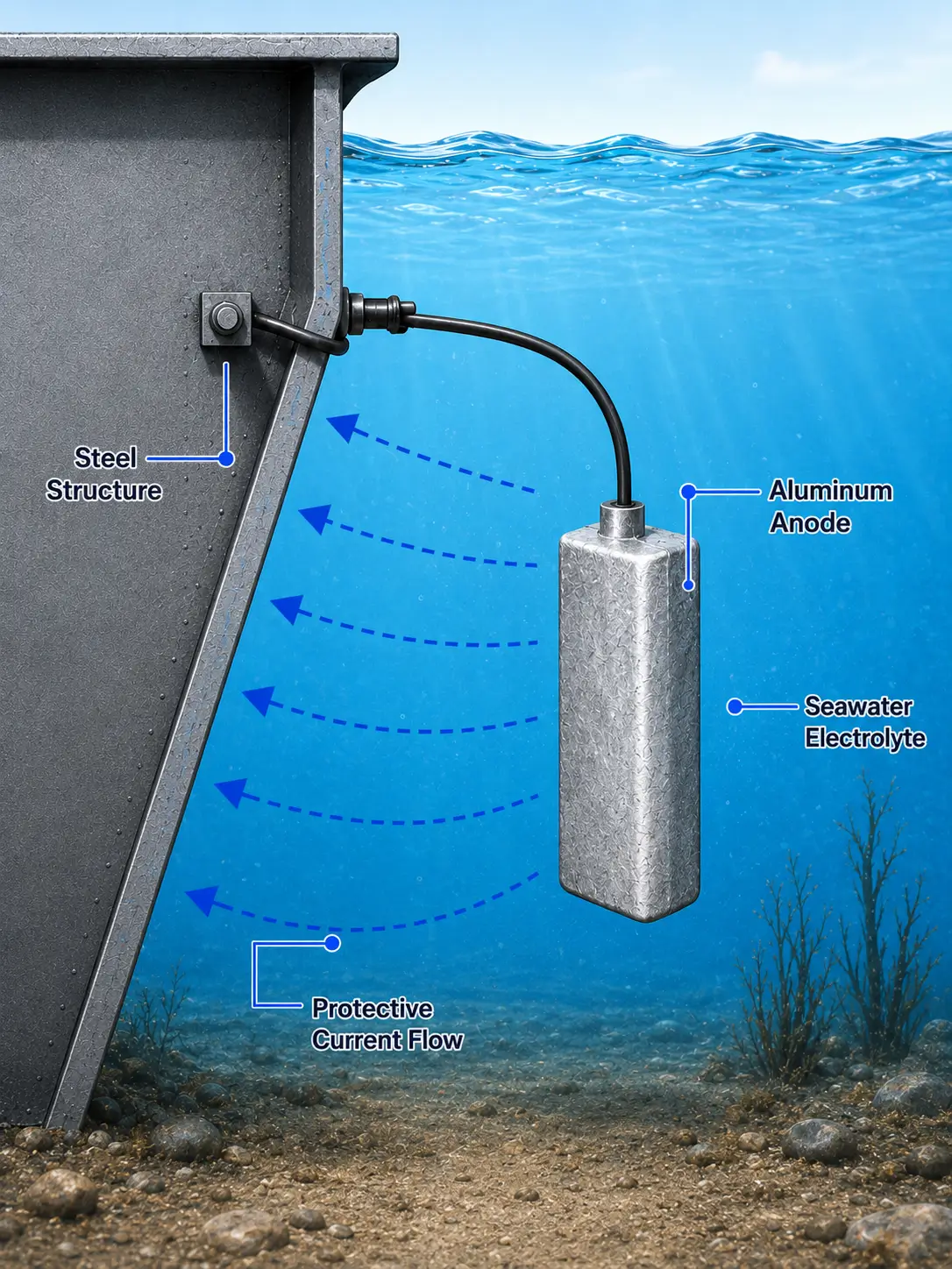 Aluminum Sacrificial Anodes