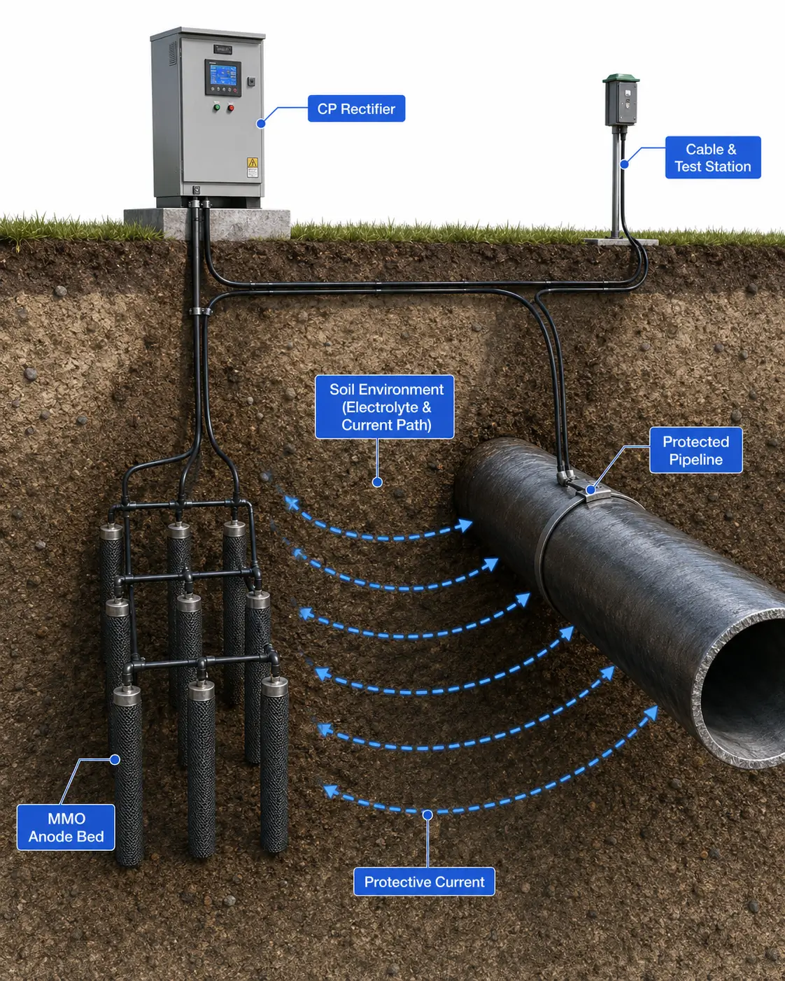 Pipeline and Buried Structure ICCP Protection