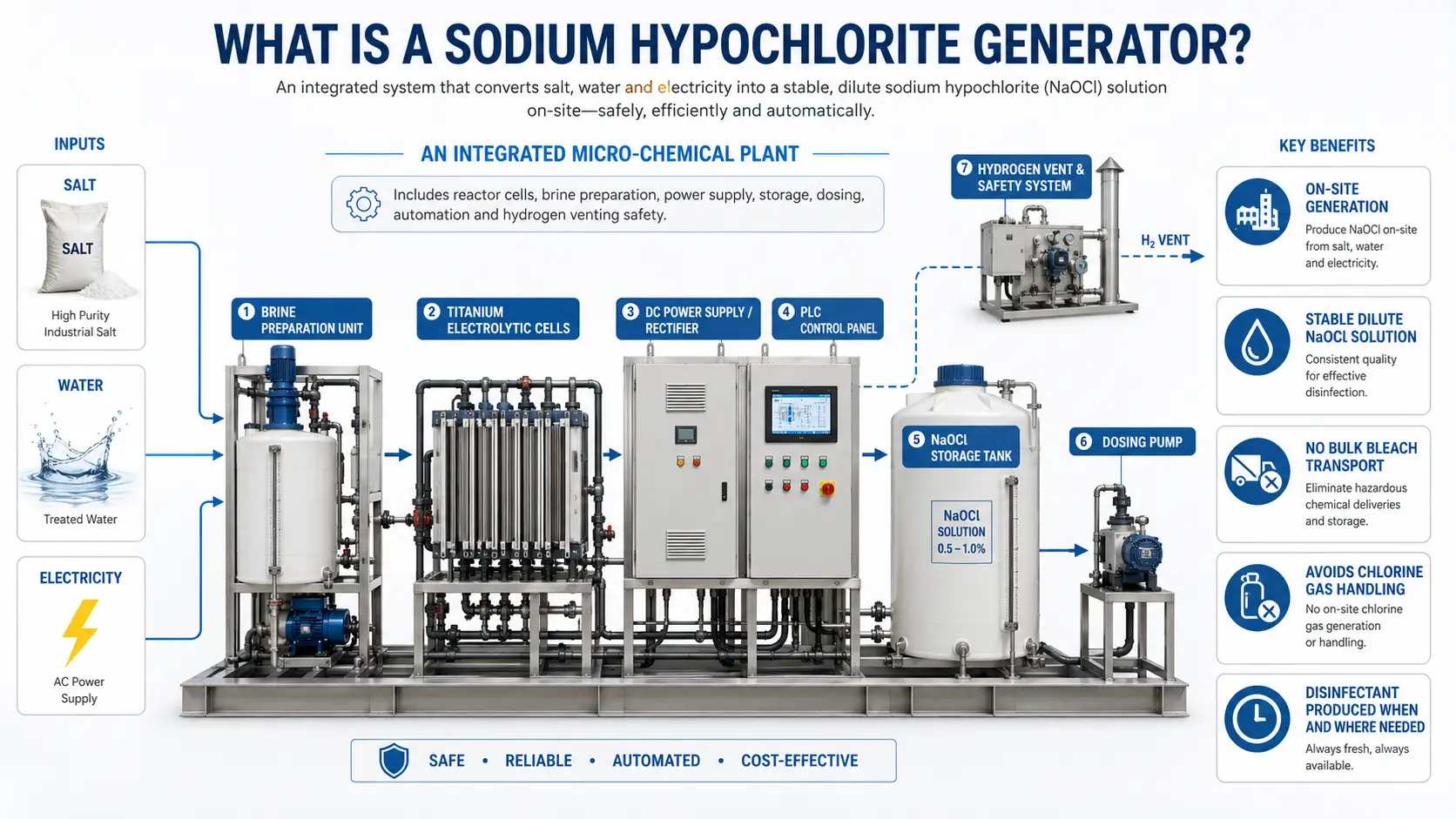 What Is a Sodium Hypochlorite Generator