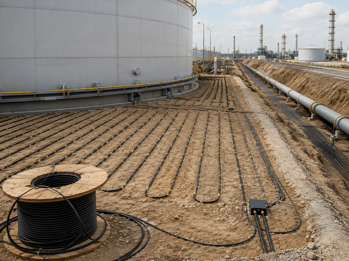 Industrial Pipeline and Cathodic Protection Installation