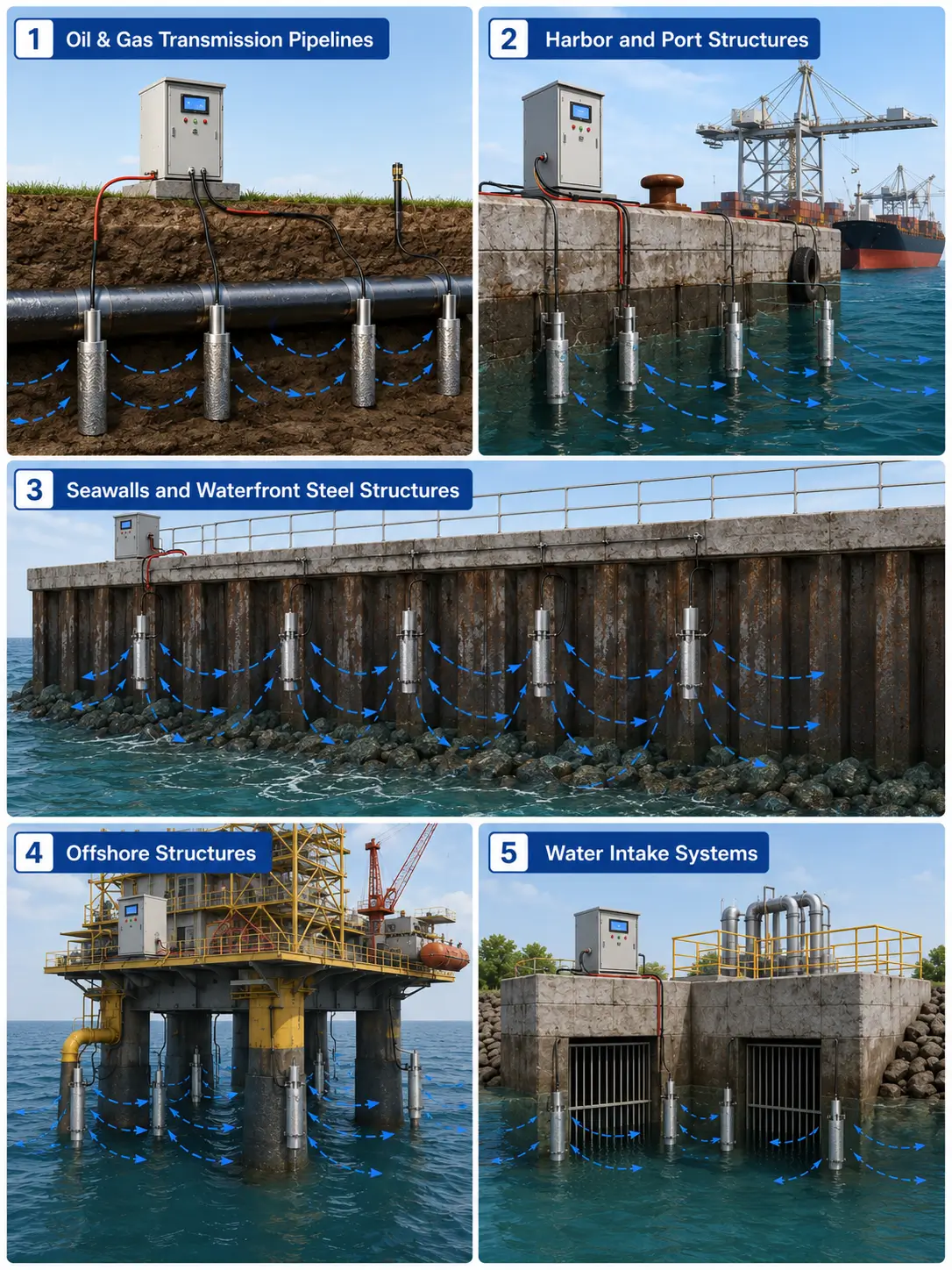 Where Pipeline & Buried Structure ICCP Anodes Are Commonly Used