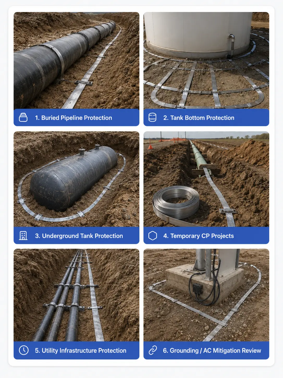 Ribbon Anode Application Examples