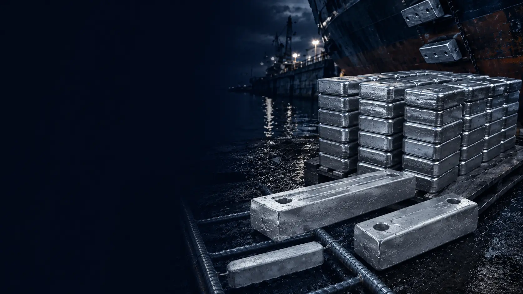 Zinc Sacrificial Anodes for Marine Cathodic Protection